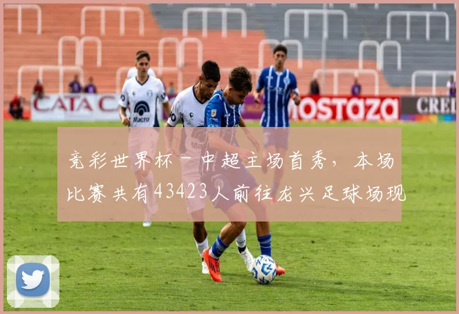 竞彩世界杯 - 中超主场首秀，本场比赛共有43423人前往龙兴足球场现场观赛